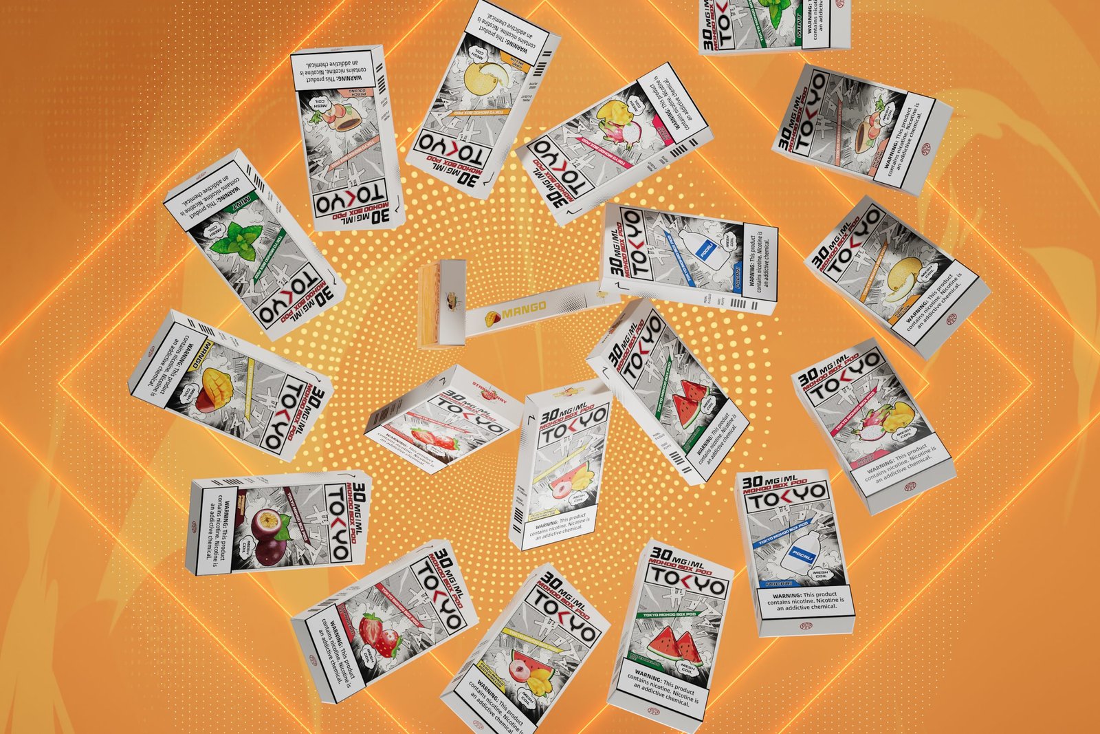 東京魔盒 MOHOO口味圖